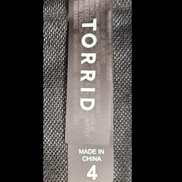 TORRID Plus Size Black mesh retro chic smocked swimsuit cover-up dress 4X - Picture 11 of 16